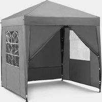 Grey Pop-Up Gazebo Set 2m x 2m