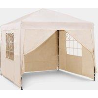 Ivory Pop-Up Gazebo Set 2.5 x 2.5m