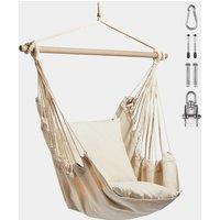 Seville Beige Hanging Swing Chair
