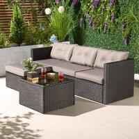 Antigua 4 Seater Garden Corner Sofa & Table
