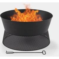 Round Fire Pit with Mesh Base