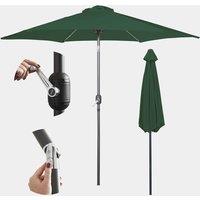 Dark Green 2.7m Steel Garden Parasol