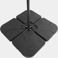 4 Pack Cantilever Parasol Base