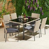 Alba 6 Seater Garden Dining Set