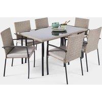 Alba 6 Seater Garden Dining Set