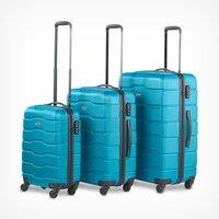 3 piece Teal Luggage Set