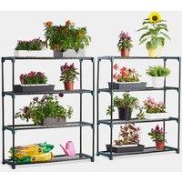 2 x 4 Tier Garden Shelving Unit