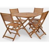Cannes 4 Seater Wooden Garden Dining Set