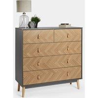 Herringbone Chest of Drawers