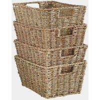Seagrass Storage Baskets - Set of 4