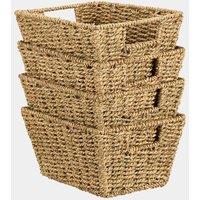 Seagrass Storage Baskets - Set of 4