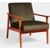 Fairfield Olive Green Lounge Chair