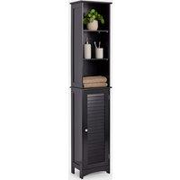 Shrewsbury Black Tallboy Bathroom Cabinet