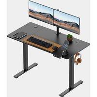 Black Standing Desk 120x60cm with USB-C Charging Port