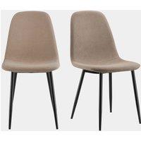 Cavell Greige Set of 2 Dining Chairs