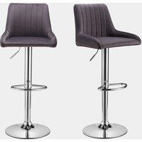 Wardle Set of 2 Grey Bar Stools