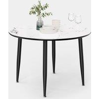 Parma 4 Seater Marble Effect Dining Table