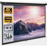 90-Inch Pull-Down Projector Screen