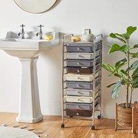 Ombre 10 Drawer Trolley