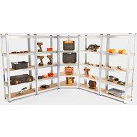 5-tier Corner Garage Shelving x 5