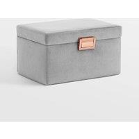 Grey Velvet Jewellery Box