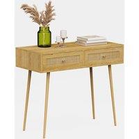 Sienna Rattan Dressing Table Desk