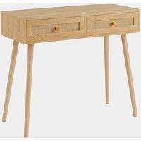 Sienna Rattan Dressing Table Desk