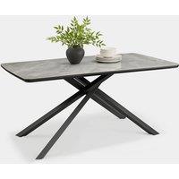 Atherton 160cm Grey Marble Effect Dining Table - 6 Seater