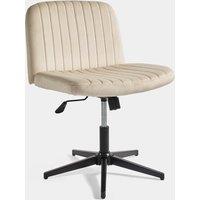 Dawson Office Chair Cream Velvet