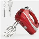 300W Red Hand Mixer