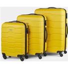 3pc Bumblebee Yellow Luggage Set
