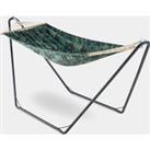 1 Person Palm Leaf Hammock with Stand