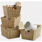 Set of 4 Seagrass Baskets