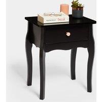 Sophia Black Bedside Table