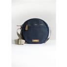 Weird Fish Stanton Washed Canvas Cross Body Bag Navy Size ONE