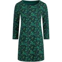 Weird Fish Dandy Printed Sparkle Jersey Tunic Forest Green Size 12