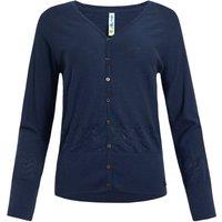 Weird Fish Curran Lightweight Cardigan Navy Size 8