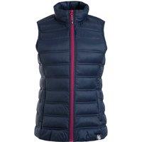 Weird Fish Atissa Lightweight Padded Gilet Mulberry Size 8