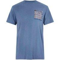 Weird Fish Jay's Flight RSPB Artist T-Shirt Collaboration Mid Blue Size M