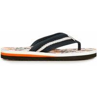 Weird Fish Salcombe Printed Flip Flops Cantaloupe Size 8