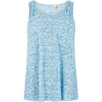 Weird Fish Aliana Burnout Vest Aqua Marine Size 10