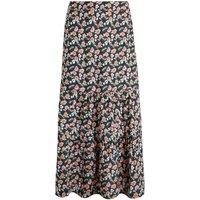 Weird Fish Cassis Eco Viscose Tiered Midi Skirt