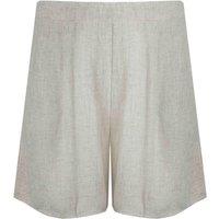 Weird Fish Arles Linen Rich Shorts Natural Size 16