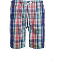 Weird Fish Manson Madras Check Shorts Cobalt Blue Size 30