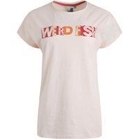 Weird Fish Letter Press Organic Cotton Slub T-Shirt Pale Coral Size 8