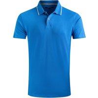 Weird Fish Powell Organic Cotton Textured Jersey Polo Shirt String Size XL