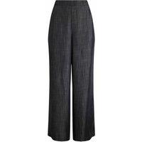 Weird Fish Bethany Tencel Wide Leg Trousers Charcoal Size 10