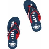 Weird Fish Columbia Branded Flip Flops Washed Black Size 9