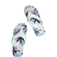 Weird Fish Thurleston Printed Flip Flops Pink Size 8