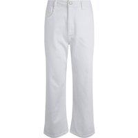 Weird Fish Soulina Wide Leg Cropped Denim Jeans Navy Size 8